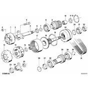 BMW Grooved Ball Bearing (45X75X16) - Genuine BMW 07119981063