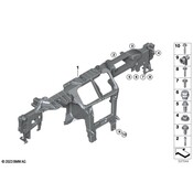 BMW Isa Screw (M8X45-A2-70) - Genuine BMW 07129903415
