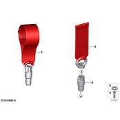 BMW Isa Screw (M10X75-8.8-Zns3) - Genuine BMW 07129905383