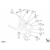BMW Flange Nut (M6) - Genuine BMW 07146949832