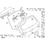BMW Sliding Piece (M8) - Genuine BMW 07146985571