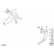 BMW Clip (Black) - Genuine BMW 07147119500