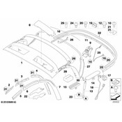 BMW Fillister Head Screw (M8X12) - Genuine BMW 07147129672