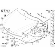 BMW Earth Pin (M8X20-M6X11) - Genuine BMW 07147145080