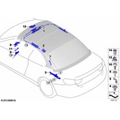 BMW Combination Countersunk-Head Screw (M8X35) - Genuine BMW 07147323469