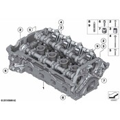 MINI Cylinder Head With Intake Valve Gear - Genuine MINI 11122470430