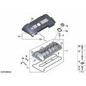 BMW Engine Cover - Genuine BMW 11127578858