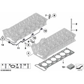 BMW Cylinder Head Bolt - Genuine BMW 11127582455