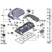 BMW Engine Cover - Genuine BMW 11127614140