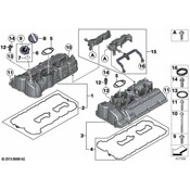 BMW Engine Valve Cover - Genuine BMW 11127636759
