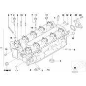 BMW Cover (Cyl 5-8) - Genuine BMW 11127830117