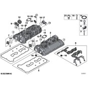 BMW Engine Oil Filler Tube - Genuine BMW 11127935127