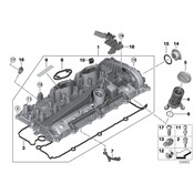 BMW Engine Valve Cover - Genuine BMW 11128064479
