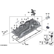 BMW Engine Valve Cover - Genuine BMW 11128094255
