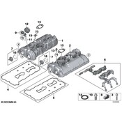 BMW Engine Oil Filler Tube - Genuine BMW 11128601716