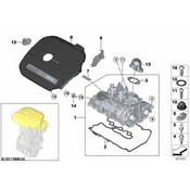 BMW Engine Valve Cover Gasket - Genuine BMW 11129797195