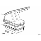 BMW Oil Pan - Genuine BMW 11131278314