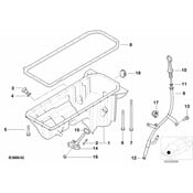 BMW Engine Oil Pan - Genuine BMW 11131437001
