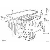 BMW Oil Pan - Genuine BMW 11131740340