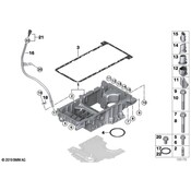 BMW Engine Oil Pan - Genuine BMW 11137551627