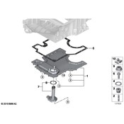 BMW Engine Oil Pan - Genuine BMW 11137551630