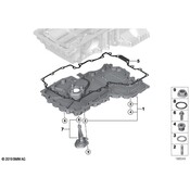 BMW Engine Oil Pan - Genuine BMW 11137570694