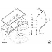 BMW Engine Oil Pan - Genuine BMW 11137589687