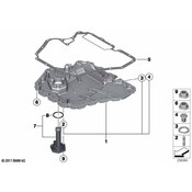 BMW Engine Oil Pan - Genuine BMW 11137843146