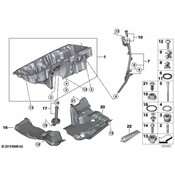 BMW Engine Oil Pan - Genuine BMW 11138515773