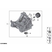 BMW Crankcase Access Cover Plate - Genuine BMW 11138528886