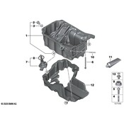 BMW Engine Oil Pan - Genuine BMW 11138580110