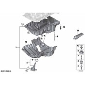 BMW Engine Oil Pan - Genuine BMW 11138611694
