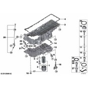 BMW Engine Oil Pan - Genuine BMW 11138623621
