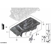 BMW Engine Oil Pan - Genuine BMW 11139505021
