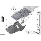 BMW Acoustic Cover, Oil Sump - Genuine BMW 11148642179