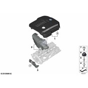 BMW Engine Cover - Genuine BMW 11148687367