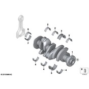 BMW Engine Crankshaft Thrust Washer - Genuine BMW 11217635670