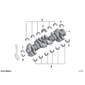 BMW Engine Crankshaft Thrust Washer - Genuine BMW 11217849250