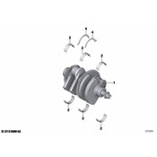 BMW Bearing Shell Brown - Genuine BMW 11218524802