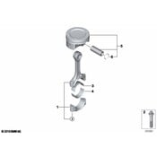 BMW Bearing Shell Blue - Genuine BMW 11218524821