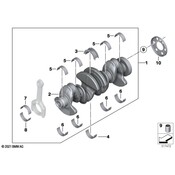 BMW Engine Crankshaft Thrust Washer - Genuine BMW 11218642944