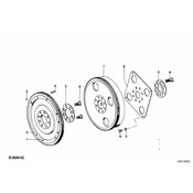 BMW Flywheel (D= 228mm8 Loch) - Genuine BMW 11221252206