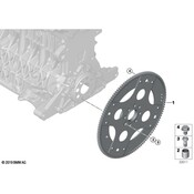 BMW Automatic Transmission Flexplate - Genuine BMW 11227560552