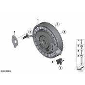 BMW Torx-Countersunk Screw (M12X 15X 77mm) - Genuine BMW 11227593822