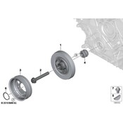 BMW Engine Harmonic Balancer - Genuine BMW 11237570263