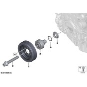 BMW Engine Crankshaft Pulley - Genuine BMW 11237577663