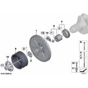 BMW Harmonic Balancer - Genuine BMW 11237841091