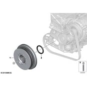 BMW Engine Harmonic Balancer - Genuine BMW 11239845162