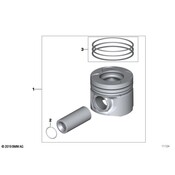 BMW Engine Piston Ring - Genuine BMW 11257805805