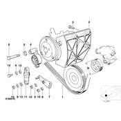 BMW A/C Drive Belt - Genuine BMW 11281736972